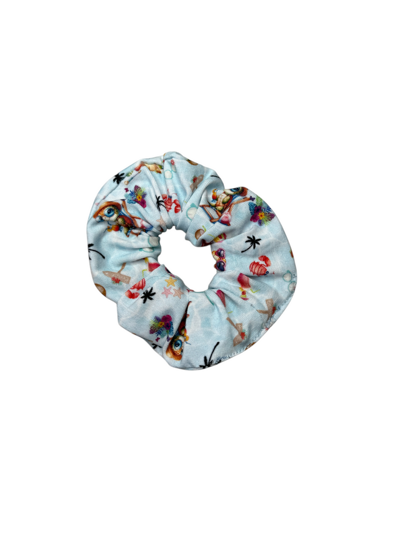 Chill tails & turtels scrunchy