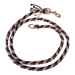 Adapter - Paracord - Leine 150 cm pink brown - doggiescouture.at