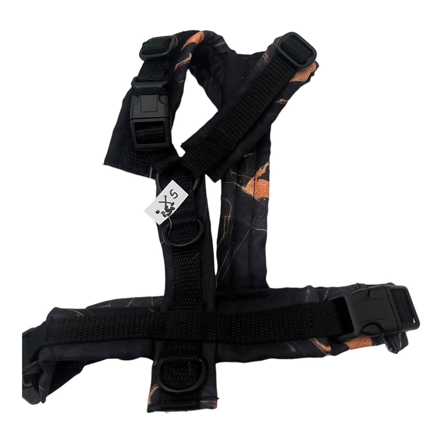 Brustgeschirr dark orange Marmor - doggiescouture.at