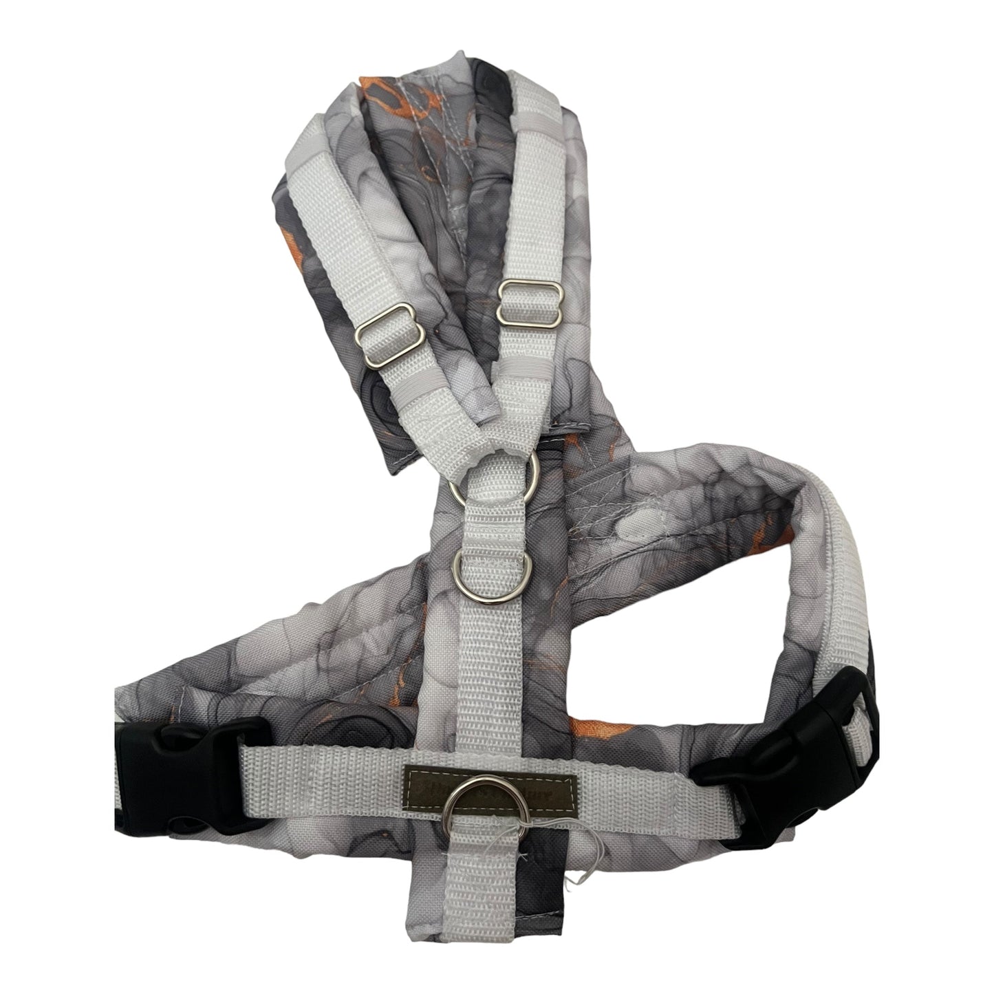 Brustgeschirr white Marmor - doggiescouture.at