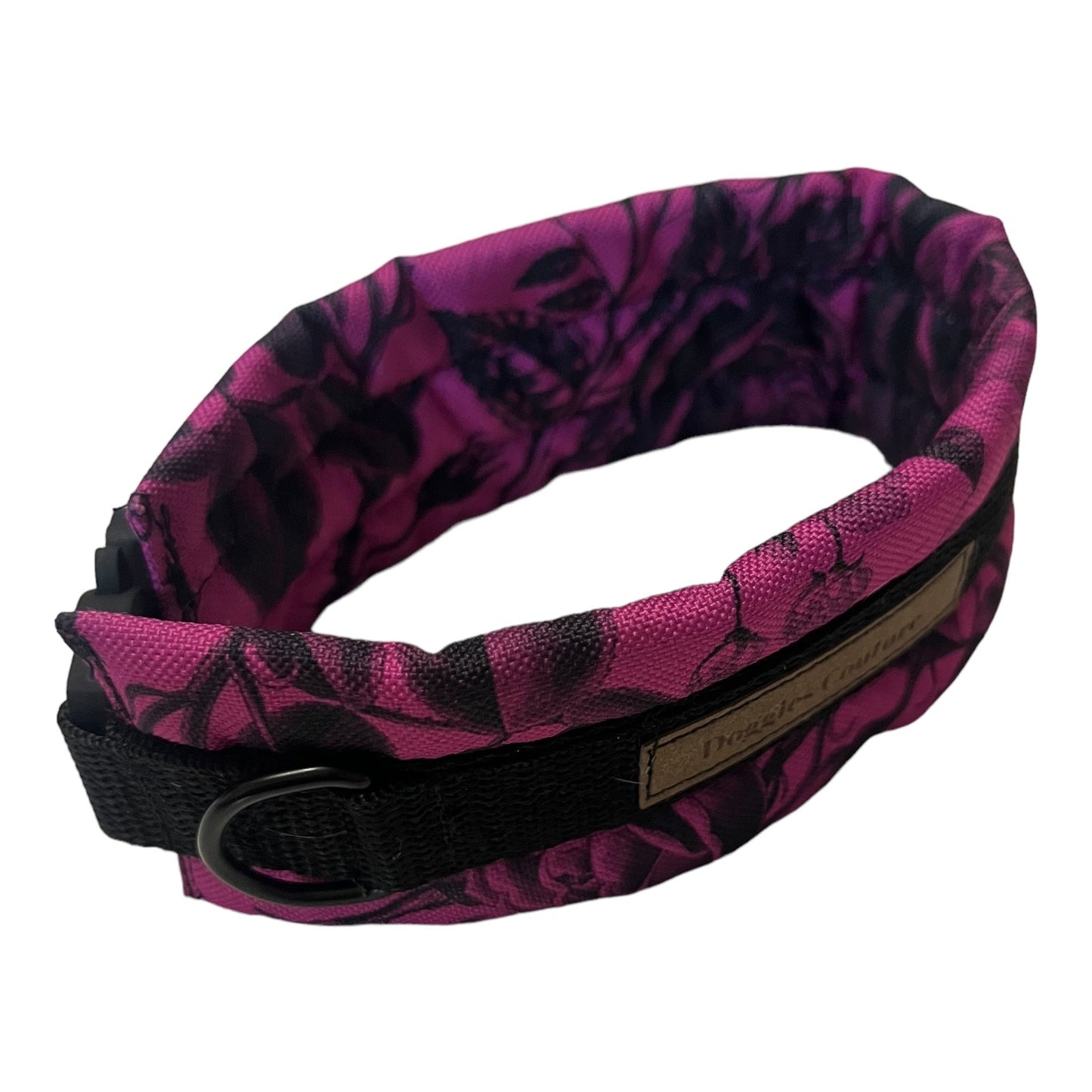 Halsband pink flowers deluxe - doggiescouture.at