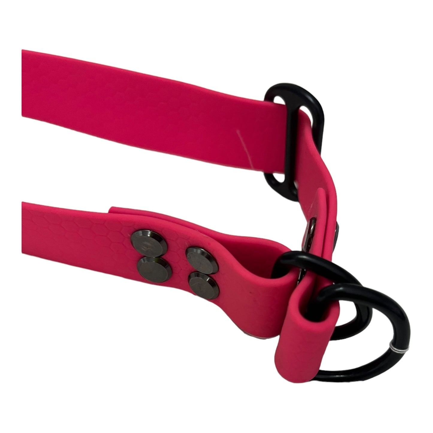 Hexa Halsband Zugstop Neon pink - doggiescouture.at