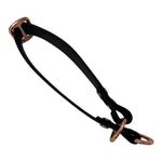 Hexa Halsband Zugstop Schwarz Rose 20mm - doggiescouture.at