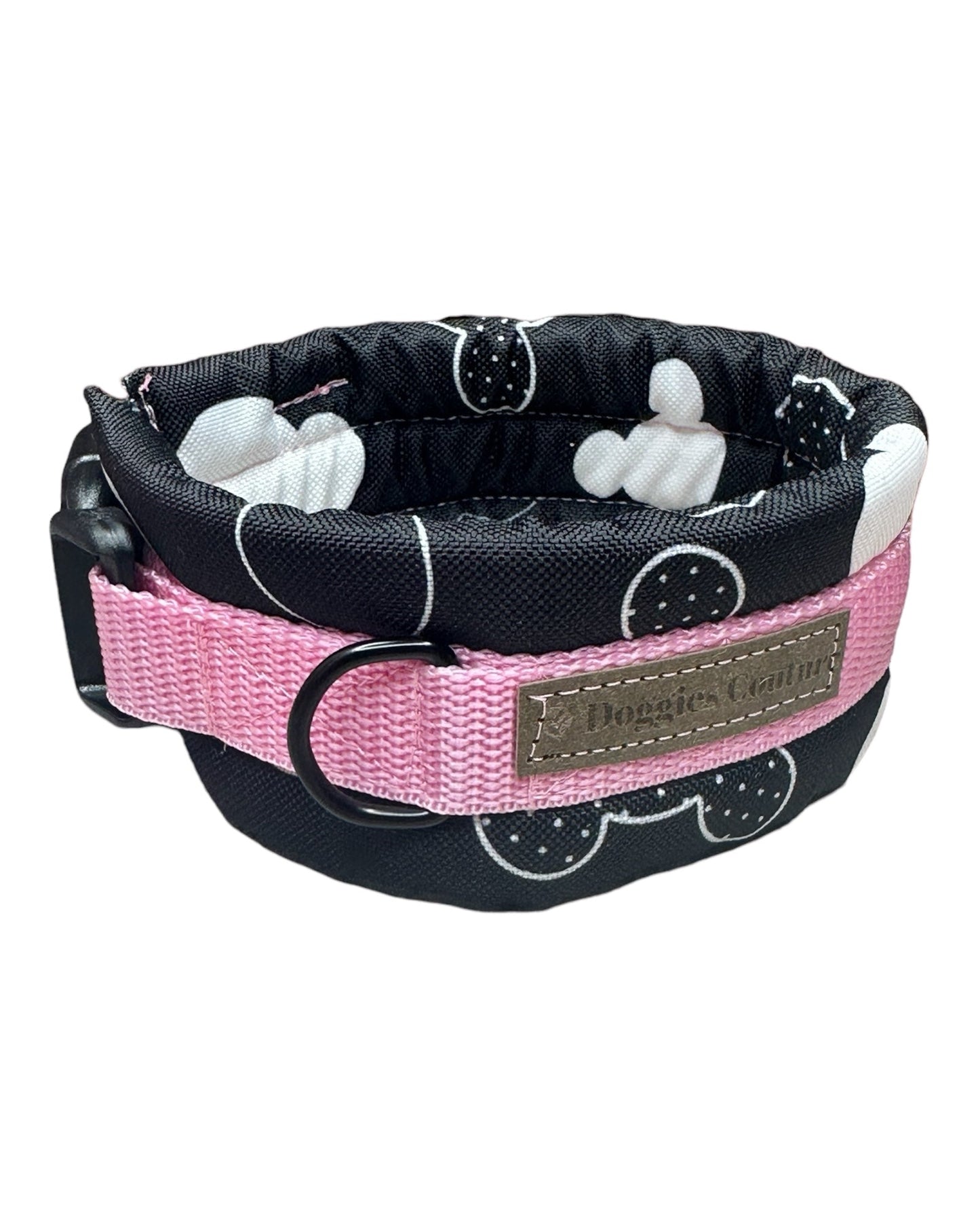 Mousehead black deluxe with pink - doggiescouture.at