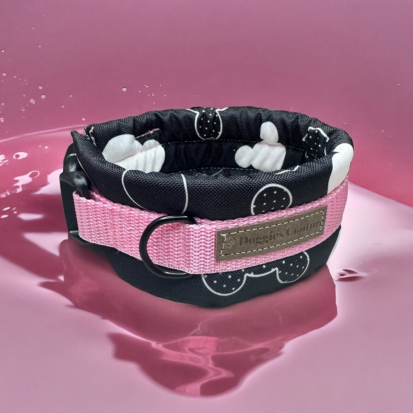 Mousehead black deluxe with pink - doggiescouture.at
