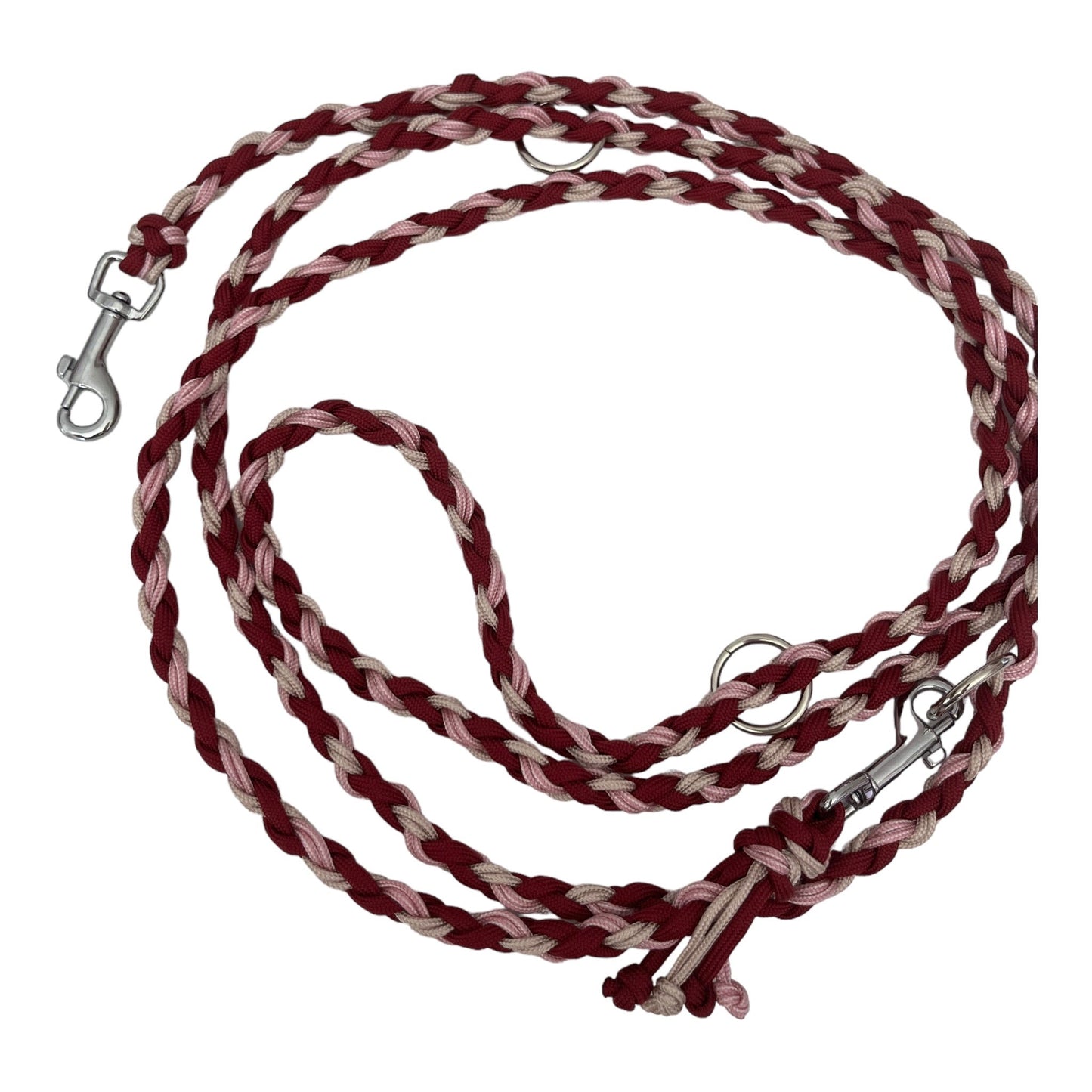 Slim Paracord - Leine 210 cm wine time - doggiescouture.at