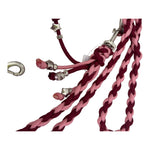 Slim Paracord - Leine 240cm rose red - doggiescouture.at