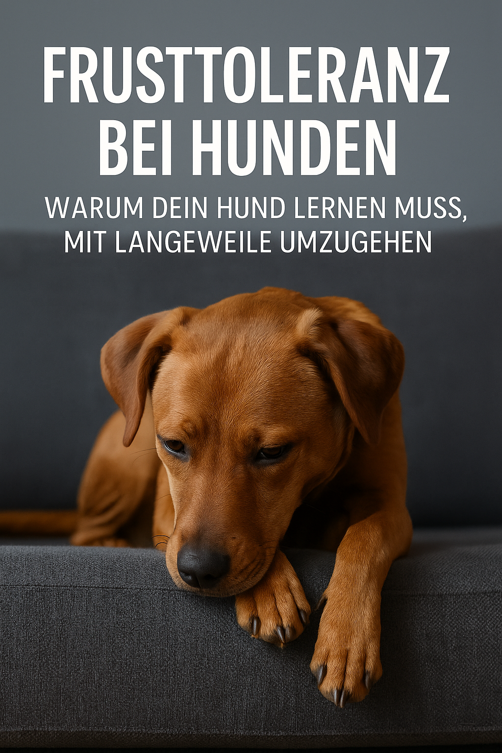 Frusttoleranz bei Hunden: Warum dein Hund lernen muss, mit Langeweile umzugehen