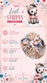 Lost in stripes Scrunchy