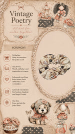 Vintage Poetry Scrunchy