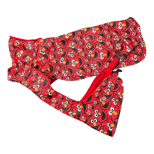 Hundemantel Cookiemonster rot
