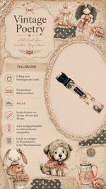 Vintage Poetry Halsband