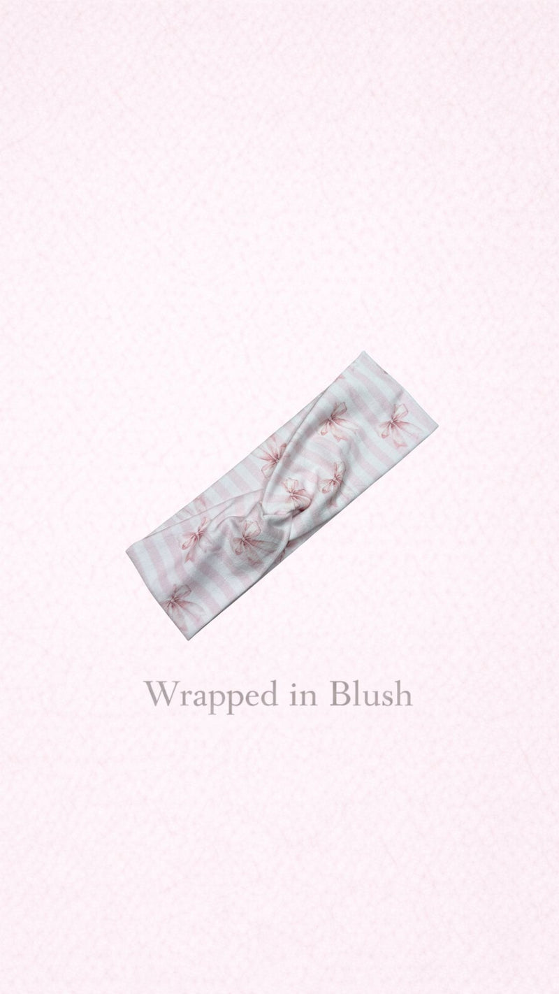 Wrapped in Blush Stirnband