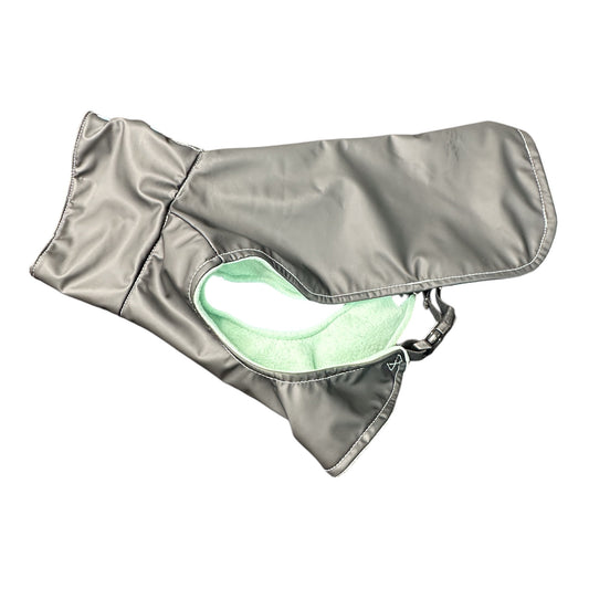 Regenmantel schwarz,mint