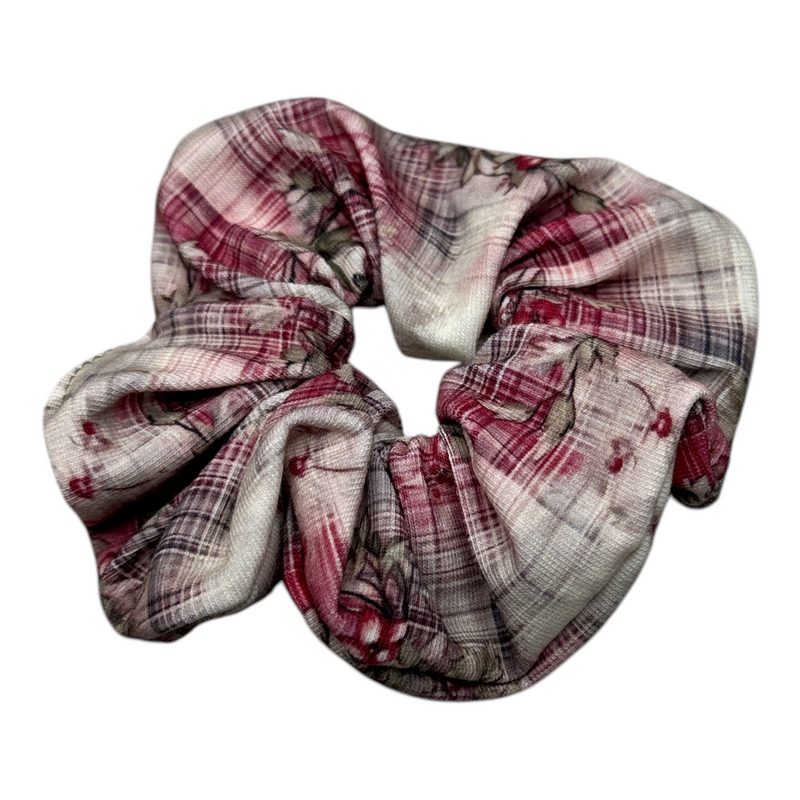 Holly & Mistletoe Scrunchy