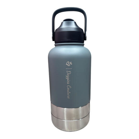 Thermosflasche mit Trinkbehälter für Hunde