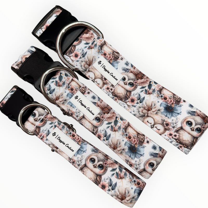 Owls in Bloom Halsband