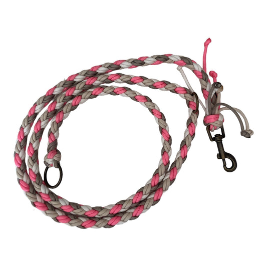 Adapter - Paracord - Leine 160 cm neon pink - doggiescouture.at
