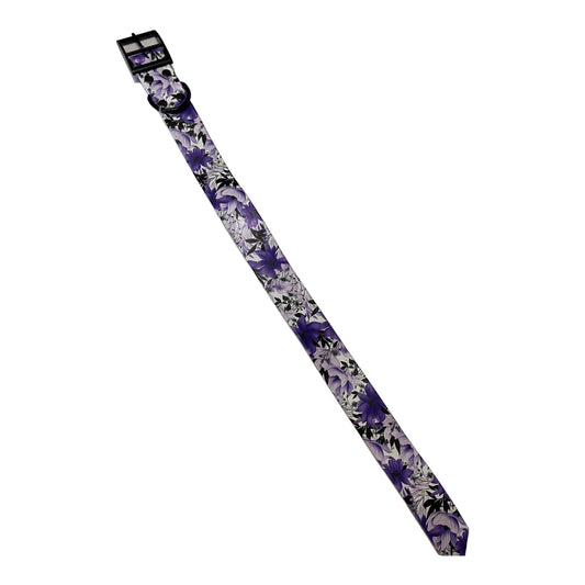 Biothane Halsband Violas Flower - doggiescouture.at