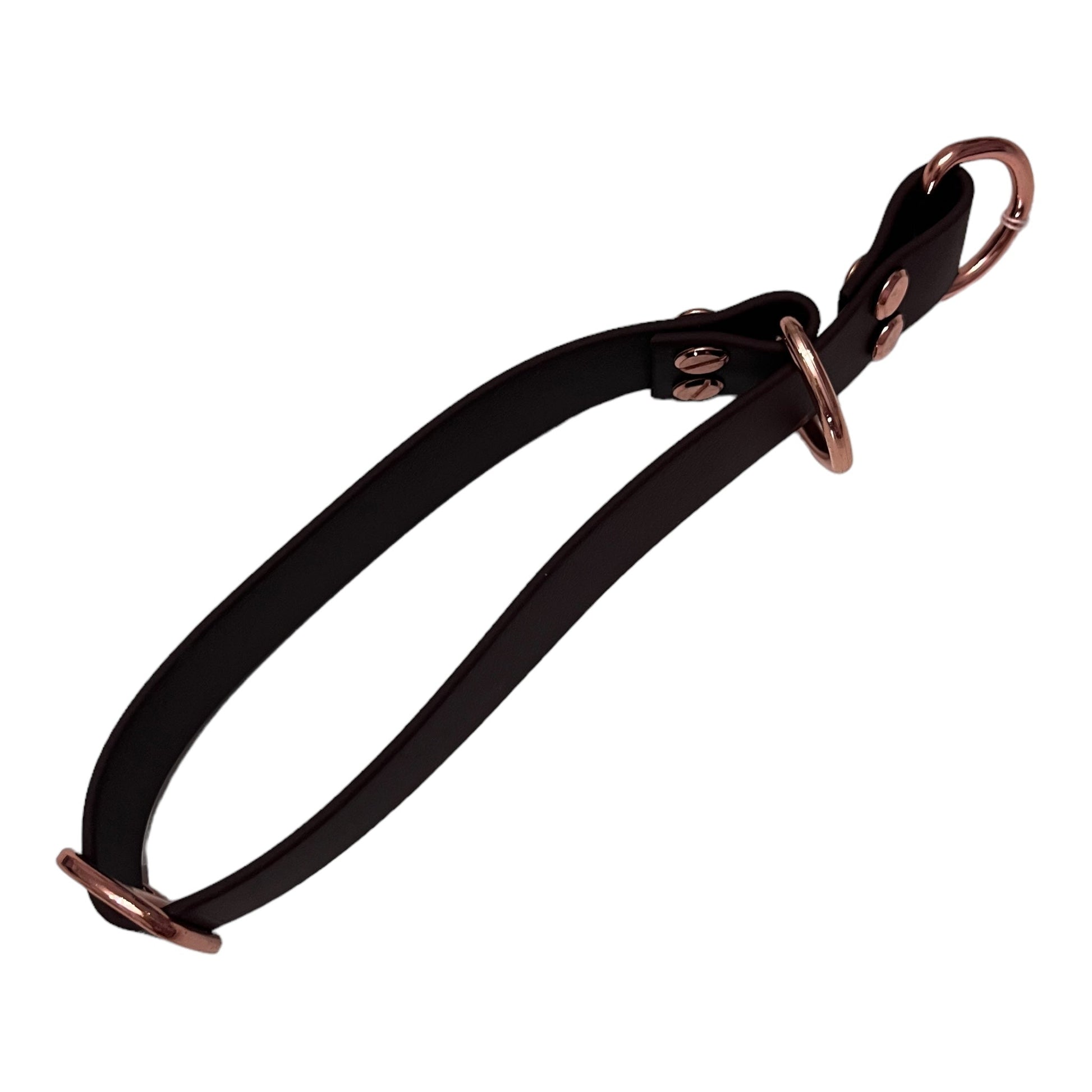 Biothane Halsband Zugstop (Brown) - doggiescouture.at