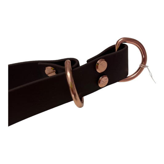Biothane Halsband Zugstop (Brown) - doggiescouture.at