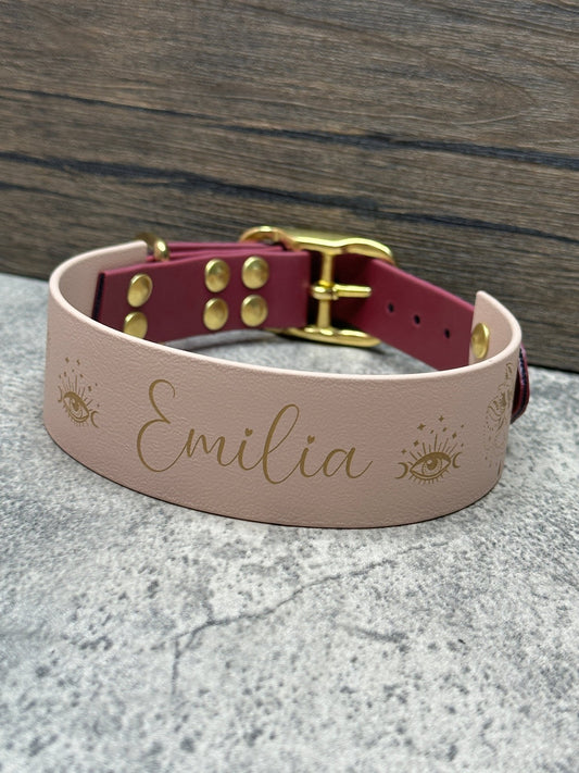 Biothane Lasergravur Halsband - doggiescouture.at