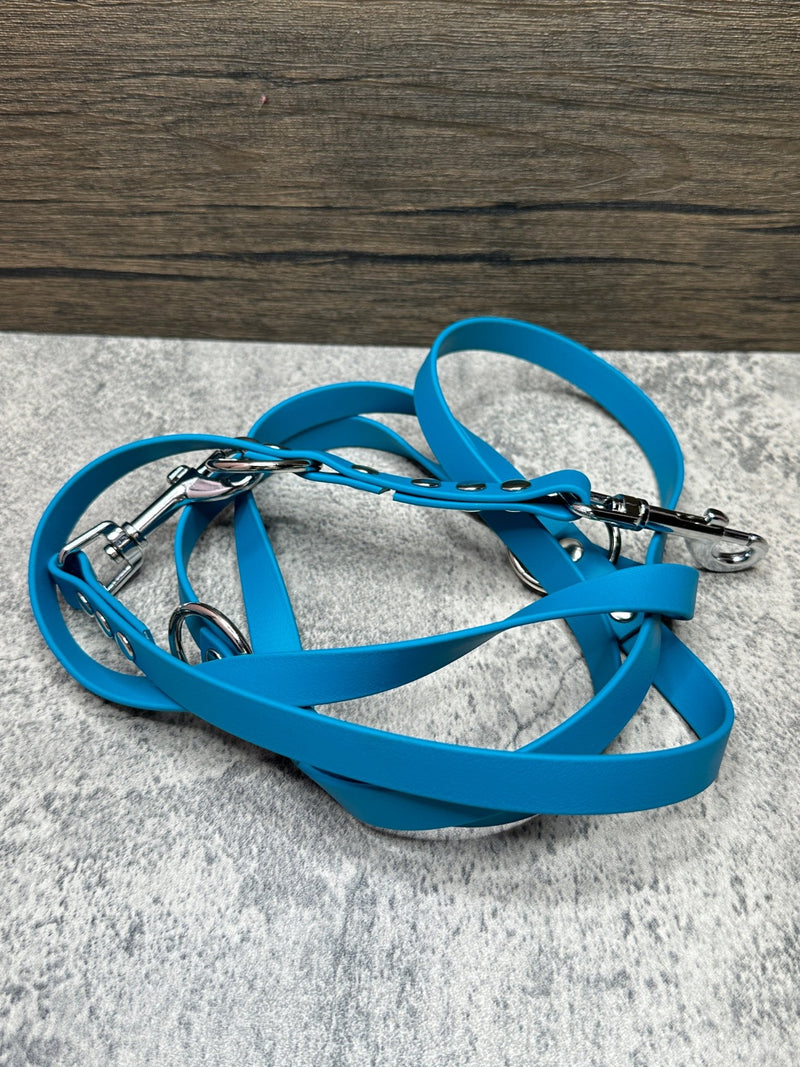 Biothane Leine blue