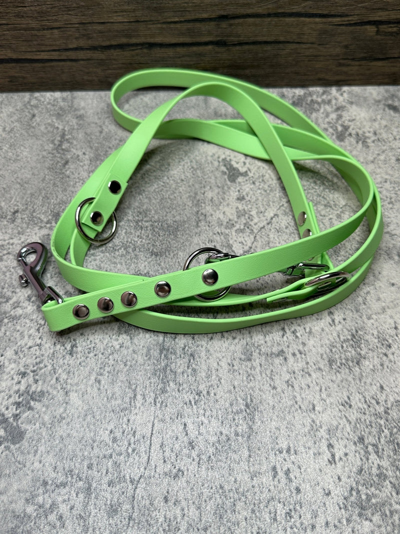 Biothane leash pastel green