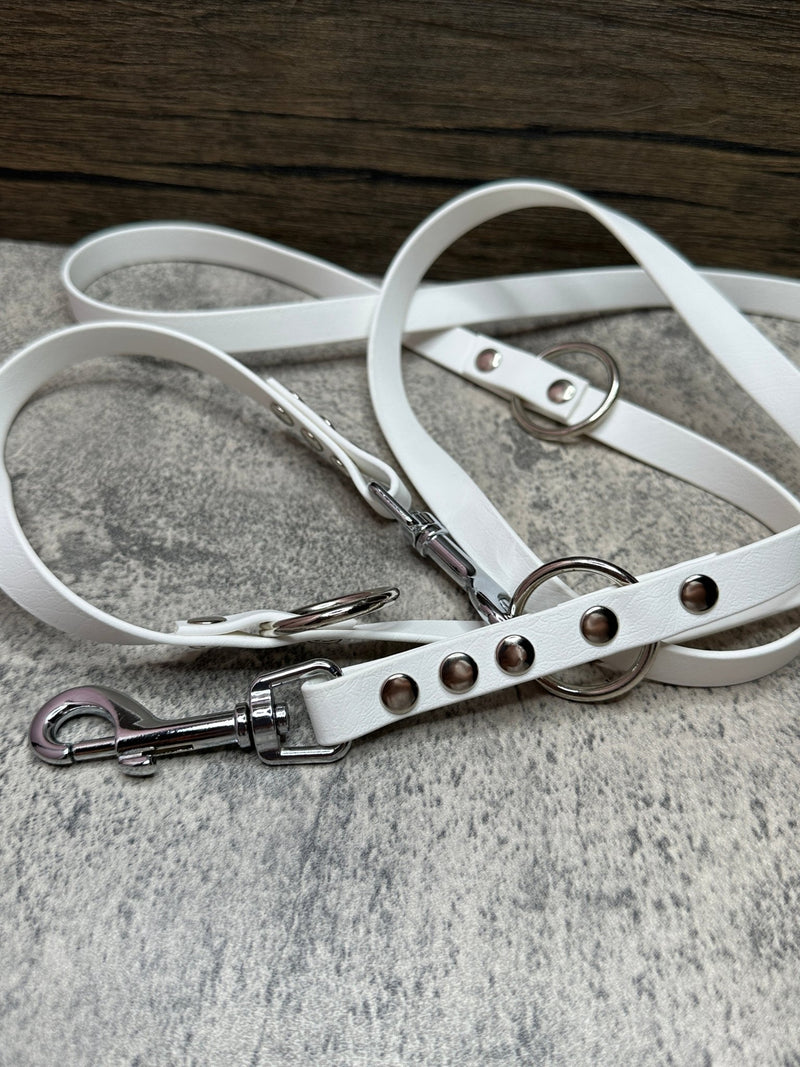 Biothane leash white