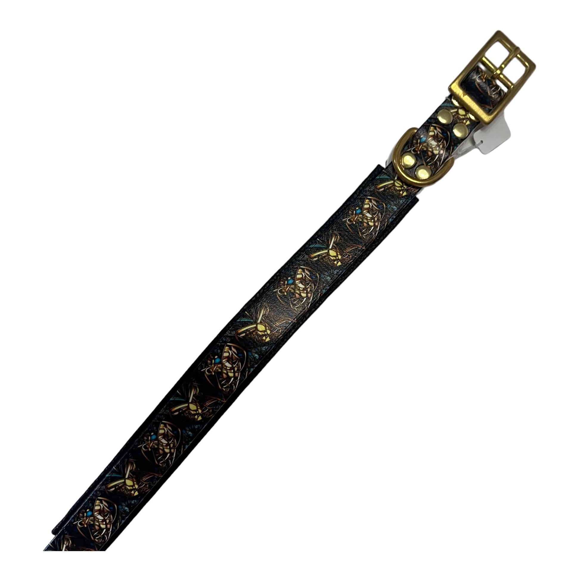 Biothane Mystic Gold (Leder Unterfüttert) - doggiescouture.at