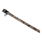 Biothane Orange Flowers 19mm - doggiescouture.at