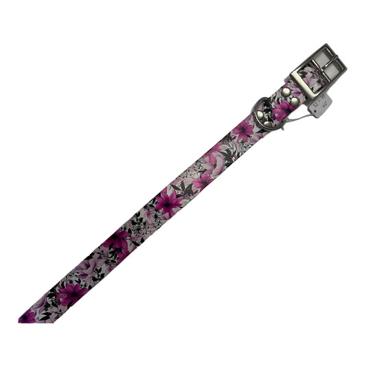 Biothane Purple Flower - doggiescouture.at