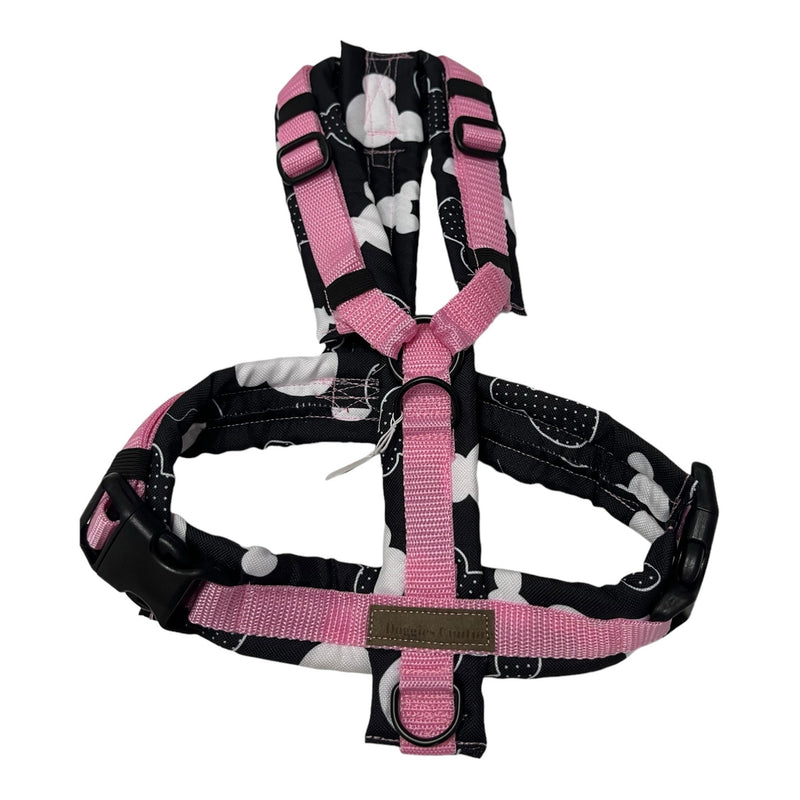 Brustgeschirr mouse head pink