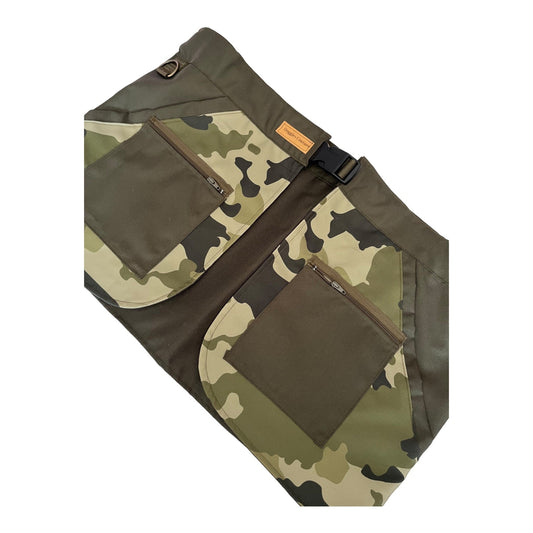 Gassi - und Trainingsschürze camouflage - doggiescouture.at