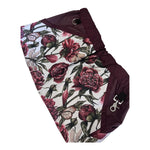 Gassi - und Trainingsschürze Flowers Burgundy - doggiescouture.at