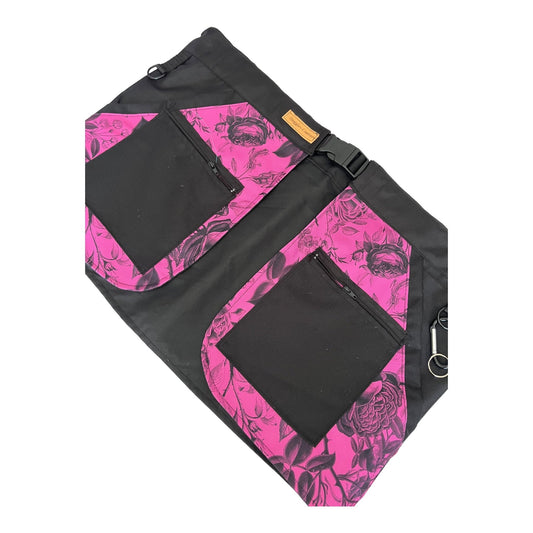 Gassi - und Trainingsschürze magenta - doggiescouture.at