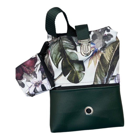 Gassitasche dark flowers - doggiescouture.at
