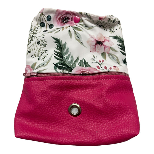 Gassitasche pink flowers - doggiescouture.at