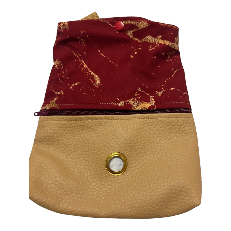 Gassitasche red marmor
