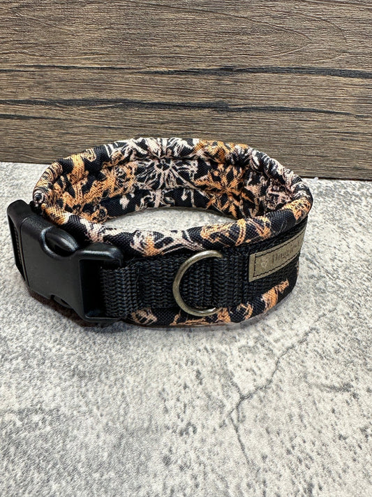 Halsband gefüttert Golden Snowflake - doggiescouture.at
