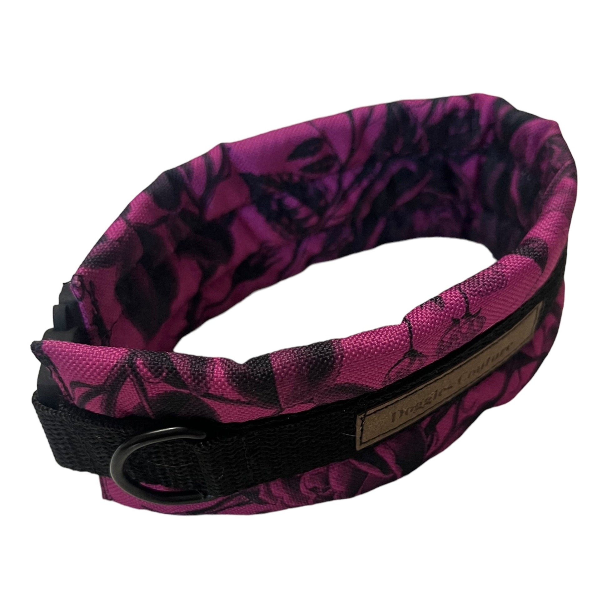 Halsband pink flowers deluxe - doggiescouture.at