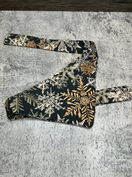 Halstuch Golden Snowflake - doggiescouture.at