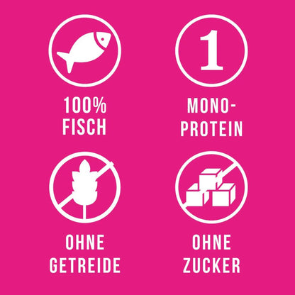 Lachs doch mal - Fisch Leckerli für Hunde mit Lachs - doggiescouture.at