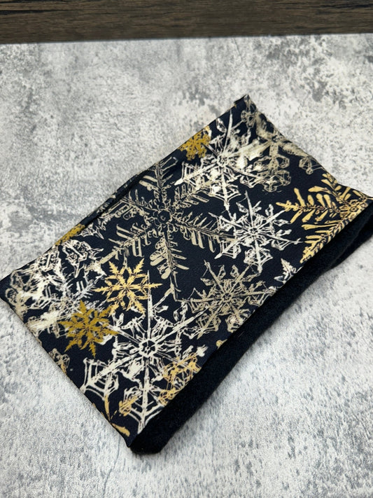 Loop Golden Snowflakes - doggiescouture.at