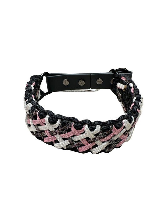 Orleans - pink/white/black Glitzer - doggiescouture.at