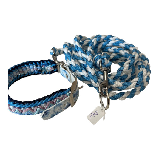 Paracord Halsband blue indiana - doggiescouture.at