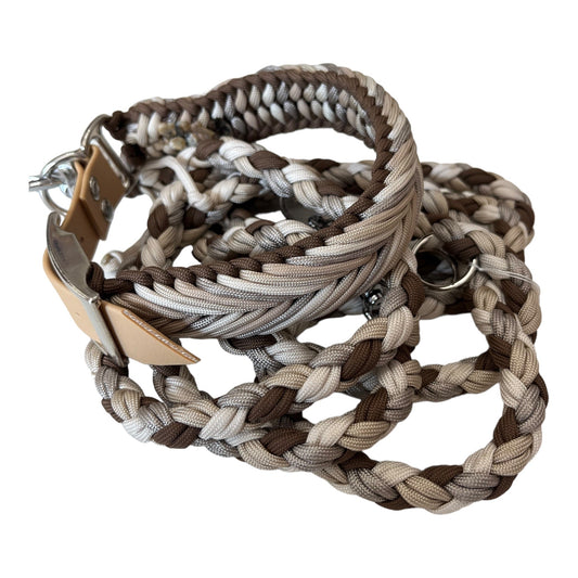 Paracord Halsband brown arrow - doggiescouture.at