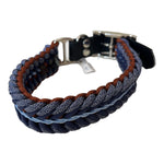 Paracord Halsband denim - doggiescouture.at