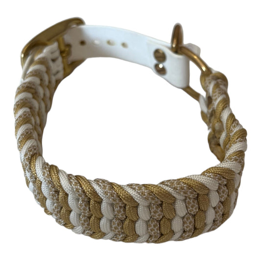 Paracord Halsband Golden Line - doggiescouture.at
