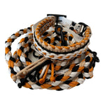 Paracord Halsband orange lily - doggiescouture.at